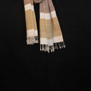 Eri silk with natural dyed stole
